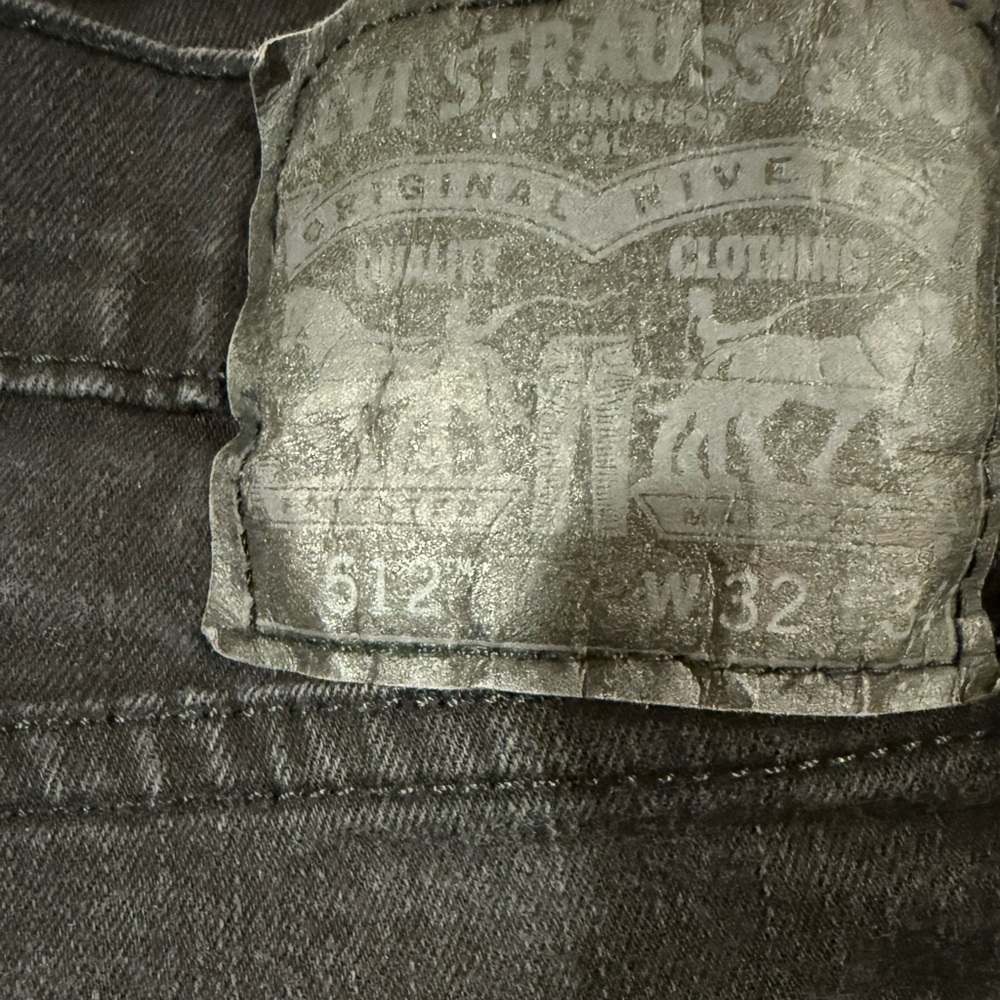 Levi’s 512 Men's Black Jeans 32/34